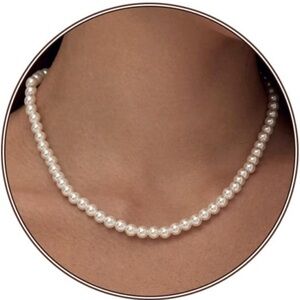 Pear Necklace Wedding Pearl Necklace for Women Bridesmaid Jewelry Gift Women’s